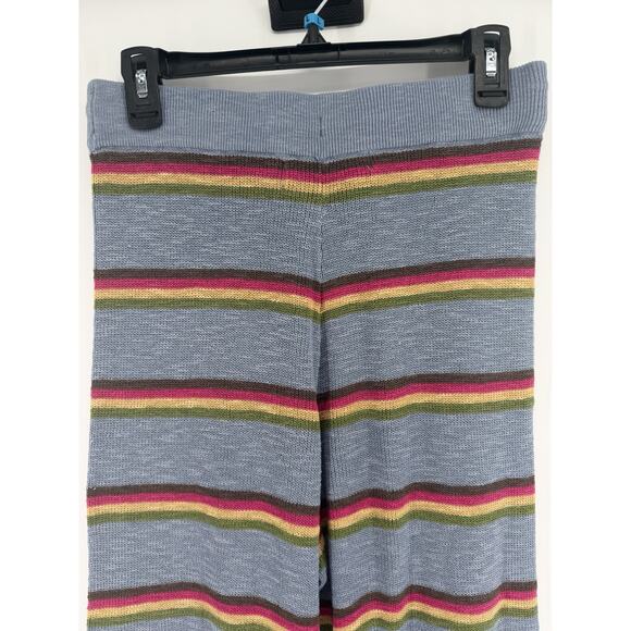 FREE PEOPLE BEACH Mariner Sweater Pant Drawstring Womens Medium Multi Striped - Picture 7 of 9